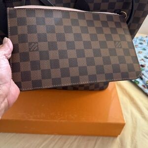 Louis Vuitton Brown Checkered Shoulder Bag